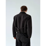 Retro Cropped Suit Jacket and Wide-Leg Pants 5