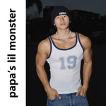 6066178721695,6066178721696,6066178721697, Retro Distressed Print Trim Tank Top