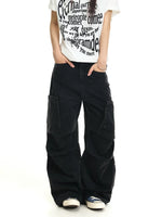 ,6262509826863,6262509826864,6262509826865,6262509826866,6262509826867, Retro Drawstring Cargo Pants with Pockets