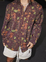 Retro Floral Print Long-Sleeve Shirt 3