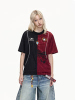 Retro Football Racing Crew Neck Jersey 1