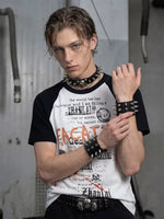 Retro Graffiti Print Short-Sleeve T-Shirt 3