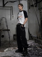 Retro Graffiti Print Short-Sleeve T-Shirt 5