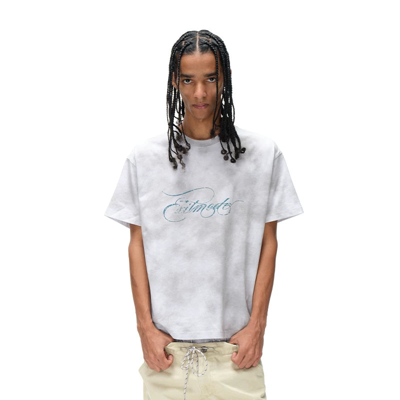 6061132085772,6061132085773,6061132085774,6061132085775, Retro Graphic Cotton Crew Neck T-Shirt