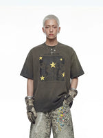 Retro Graphic Cotton T-Shirt 2