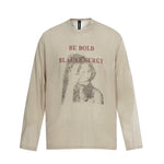 6024416105001,6024416105002,6024416105003,6024416105004, Retro Graphic Long-Sleeve T-Shirt Top