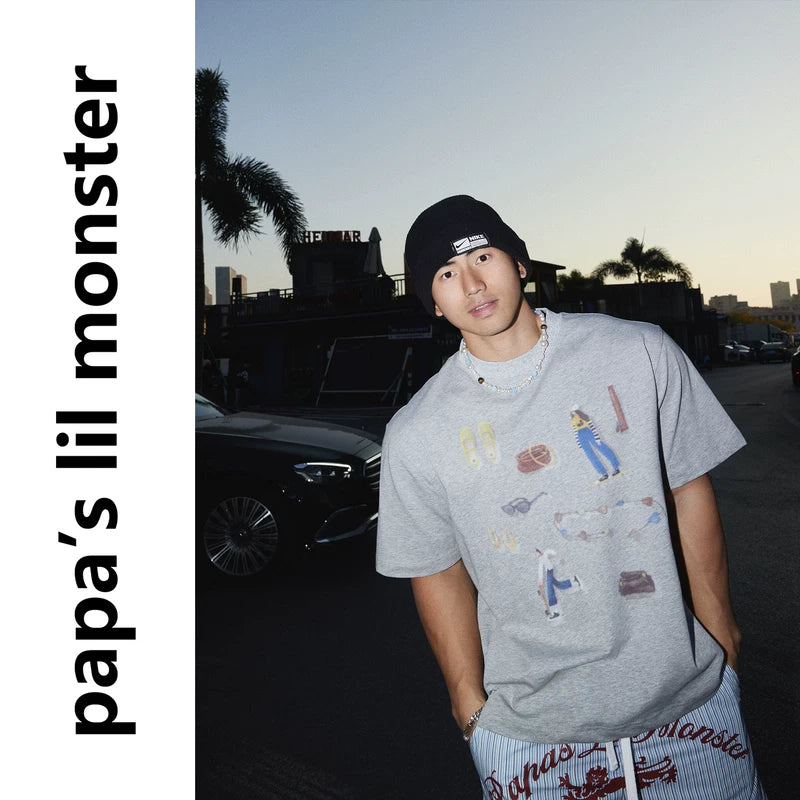 6026724116357,6026724116358,6026724116359, Retro Graphic Print Short-Sleeve T-Shirt