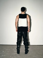 Retro Horse Graphic Mesh Knit Vest 4