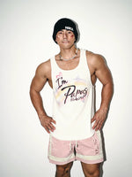 Retro Island Style Loose U-Neck Vest 1