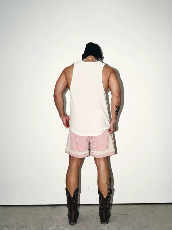 Retro Island Style Loose U-Neck Vest 4