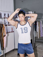 Retro Jersey Style Graphic Tank Top 4