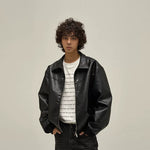 6287414559000,6287415126001,6287415126002,6287415126003, Retro Leather Bomber Jacket