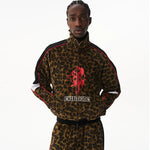 6185746086657,6185746086658,6185746086659,6185746086660, Retro Leopard Print Zip-Up Track Jacket