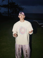 Retro Letter Print Long-Sleeve T-Shirt 3