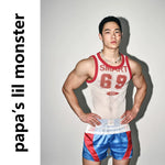 6088976240309,6088976240310,6088976240311, Retro Letter Print Slim Fit Tank Top