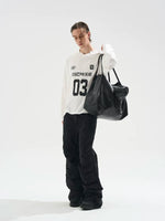Retro Long-Sleeve Jersey Graphic T-Shirt 5