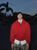 Retro Loose-Fit Zip-Up Jacket 1