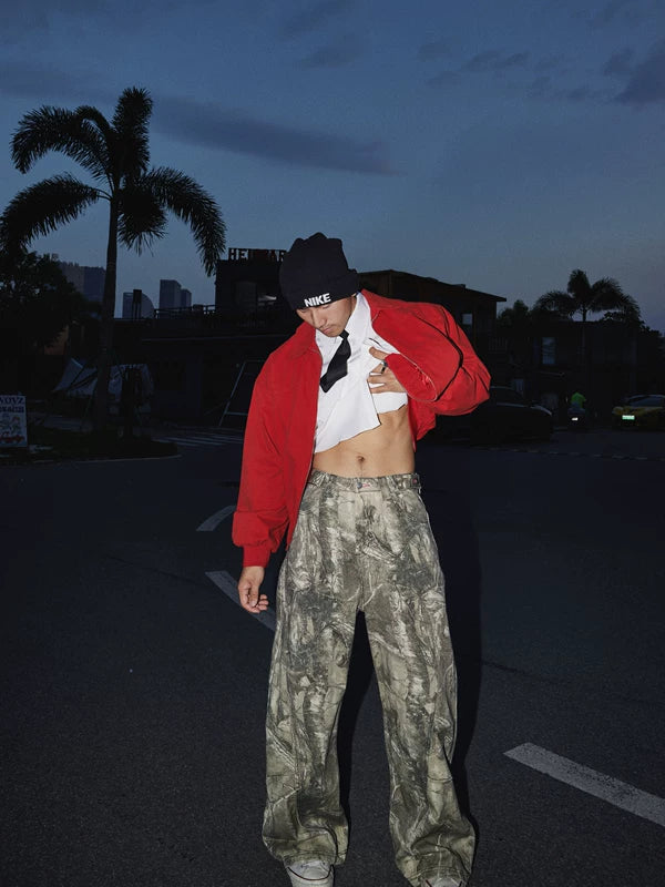 Retro Loose-Fit Zip-Up Jacket 4