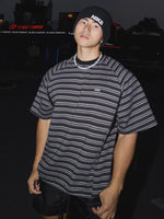 Retro Loose Striped Short-Sleeve T-Shirt 1