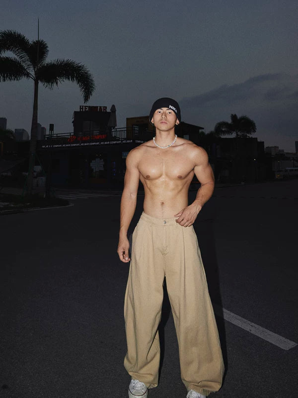 Retro Loose Wide-Leg Casual Pants 1