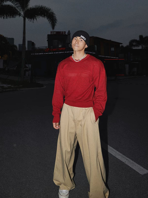 Retro Loose Wide-Leg Casual Pants 3