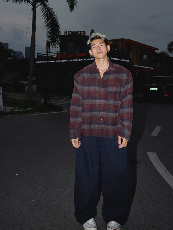 Retro Loose Wide-Leg Casual Pants 4