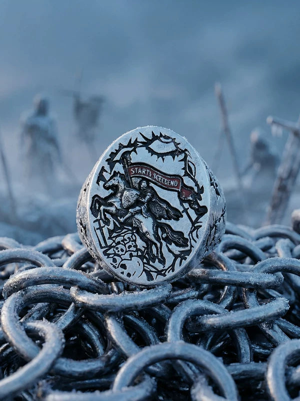 Retro Medieval Knight Ring 3