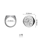 6037946236640, Retro Medieval Knight Ring