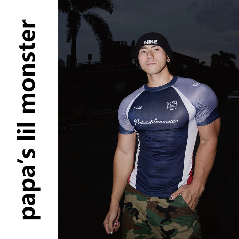 6115909228180,6115909228181,6115909228182, Retro Muscle Fit Raglan T-Shirt
