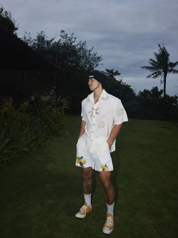 Retro Ocean Hollow-Out Casual Shirt 2