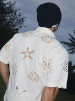 Retro Ocean Hollow-Out Casual Shirt 5