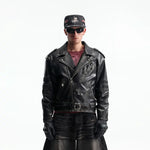 6168270659580,6168270659581,6168270659582, Retro Oversized Motorcycle Leather Jacket