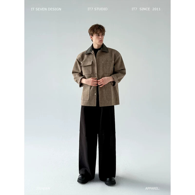 Retro Oversized Multi-Pocket Jacket 1