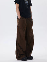 Retro Paratrooper Wide-Leg Cargo Pants 2