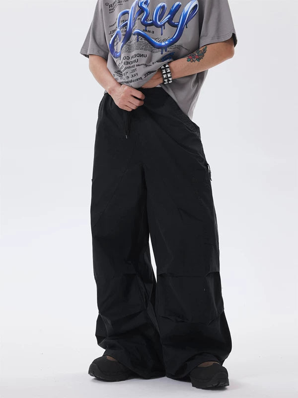 Retro Paratrooper Wide-Leg Cargo Pants 3