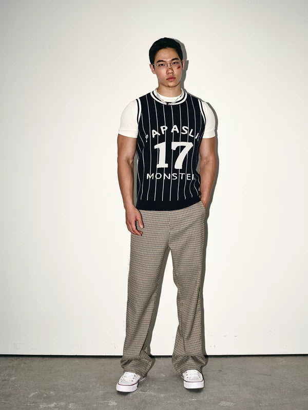 Retro Plaid Casual Dress Pants 2