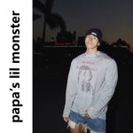 6024516288342,6024516288343,6024516288344,6024516288345, Retro Portrait Print Long-Sleeve T-Shirt