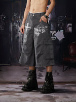 Retro Print Cargo Pants 2
