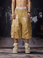 Retro Print Cargo Pants 3