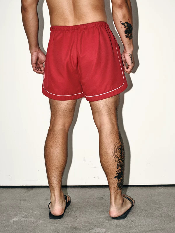 Retro Quick-Drying Drawstring Casual Shorts 3