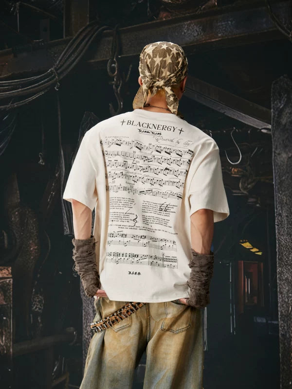 Retro Rock Graphic Oversized Cotton T-Shirt 3
