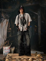 Retro Rock Graphic Oversized Cotton T-Shirt 5