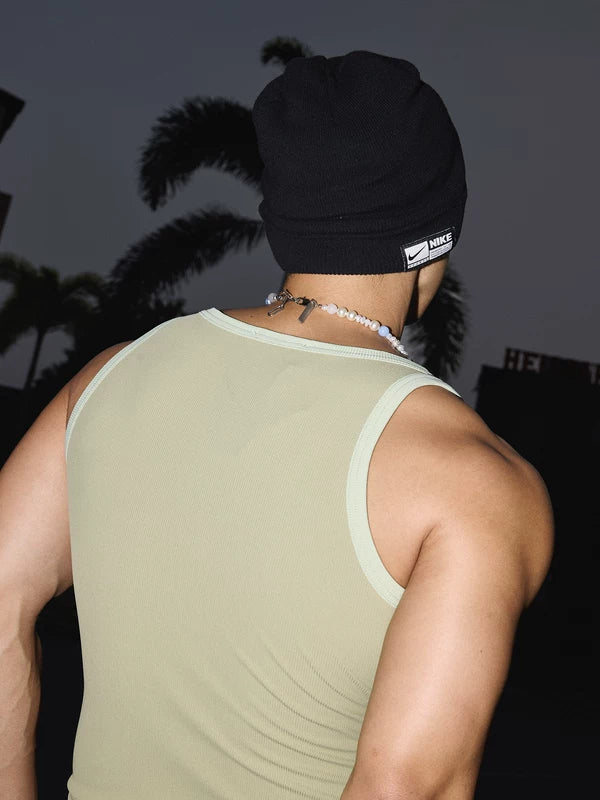 Retro Slim Fit Graphic Tank Top 4