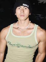 Retro Slim Fit Graphic Tank Top 5
