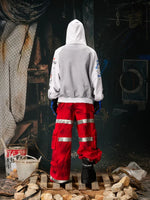 Retro Sport Zip-Up Distressed Hoodie 3