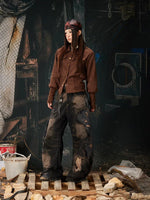 Retro Stand Collar Short Slim Jacket 5