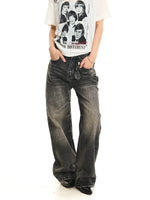 Retro Straight Leg Jeans 1