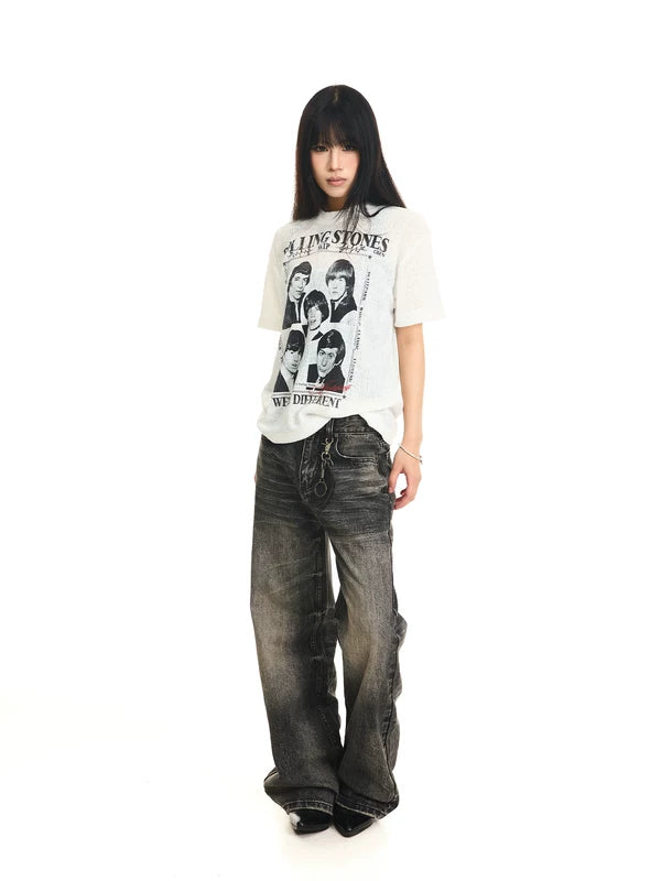 Retro Straight Leg Jeans 5