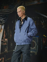 Retro Street Zip-Up Workwear Jacket 2