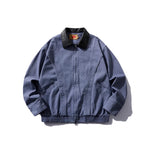 6031808096179,6031808096180,6031808096181,6031808096182, Retro Street Zip-Up Workwear Jacket